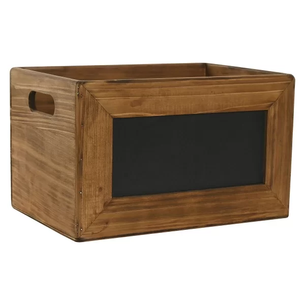 Storage boxes Home ESPRIT N.23 Brown Fir wood 37 x 27 x 23 cm 3 Pieces