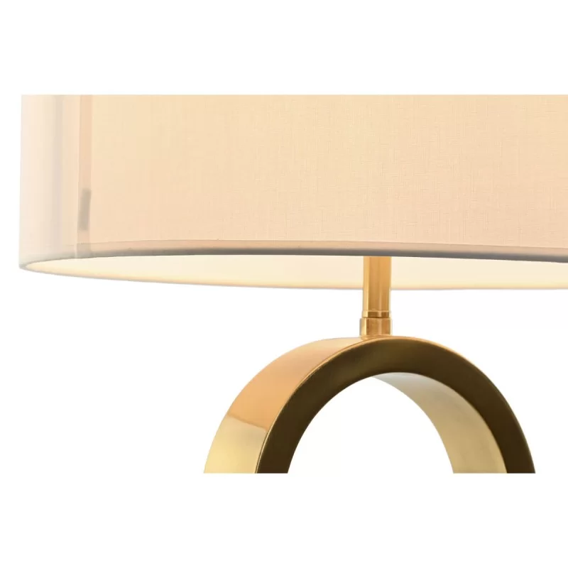 Desk lamp Home ESPRIT White Golden Marble Iron...