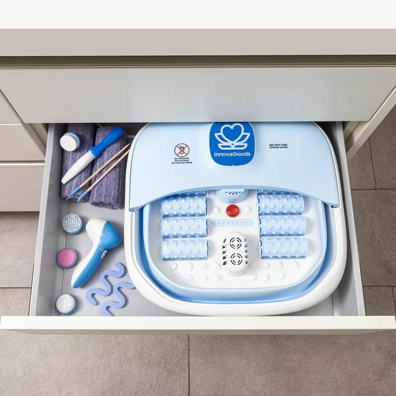 Foldable Foot Spa with Rollers and Hydromassage...