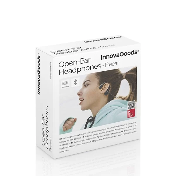 Open Ear Sports Headphones Freear InnovaGoods Black (Refurbished A)