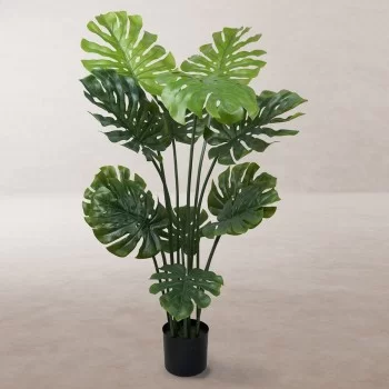 Decorative Plant Polyurethane Cement Monstera 150 cm 2