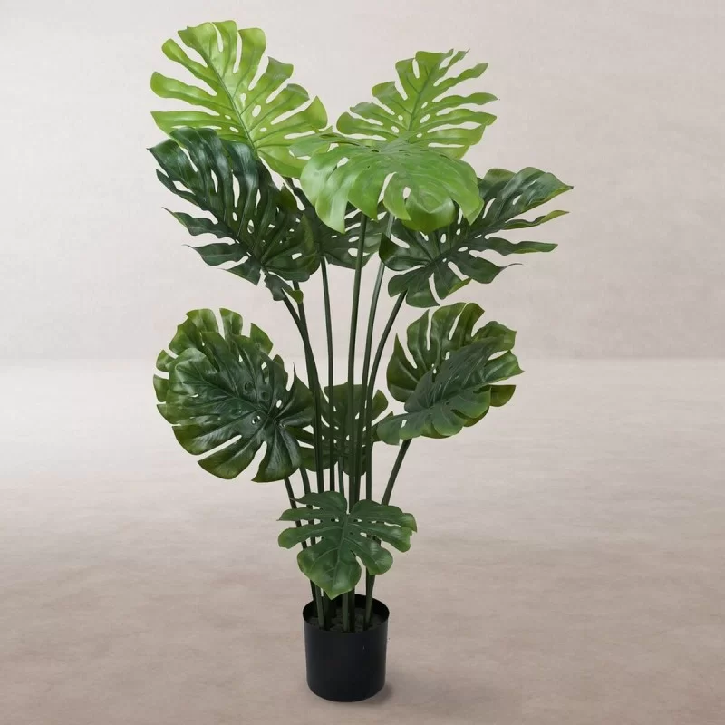 Decorative Plant Polyurethane Cement Monstera...