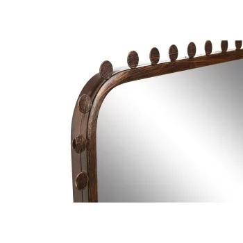 Wall mirror Home ESPRIT Black Golden Crystal MDF Wood... 2