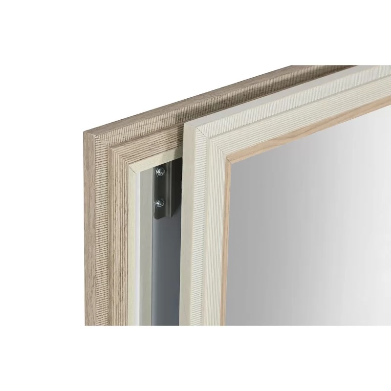 Wall mirror Home ESPRIT White Brown Beige Grey...