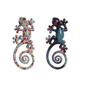 Wall Decoration Home ESPRIT Multicolour Mosaic Lizard...
