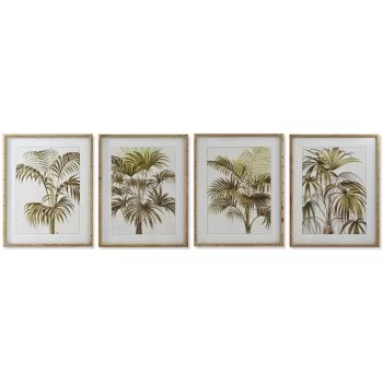Painting Home ESPRIT Palms Tropical 55 x 2,5 x 70 cm (4...