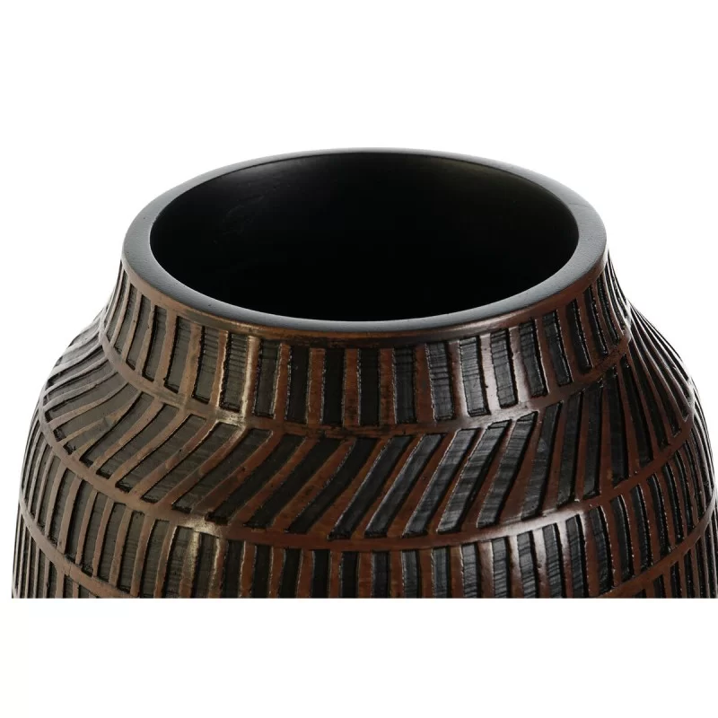 Vase Home ESPRIT Brown Black Resin Colonial 19...
