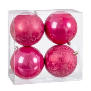 Christmas Baubles Strawberry Plastic 10 x 10 x 10 cm (4...
