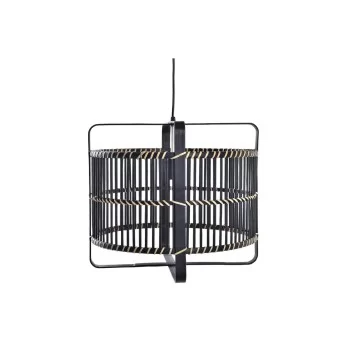 Ceiling Light DKD Home Decor Black Bamboo 50 W 40 x 40 x...