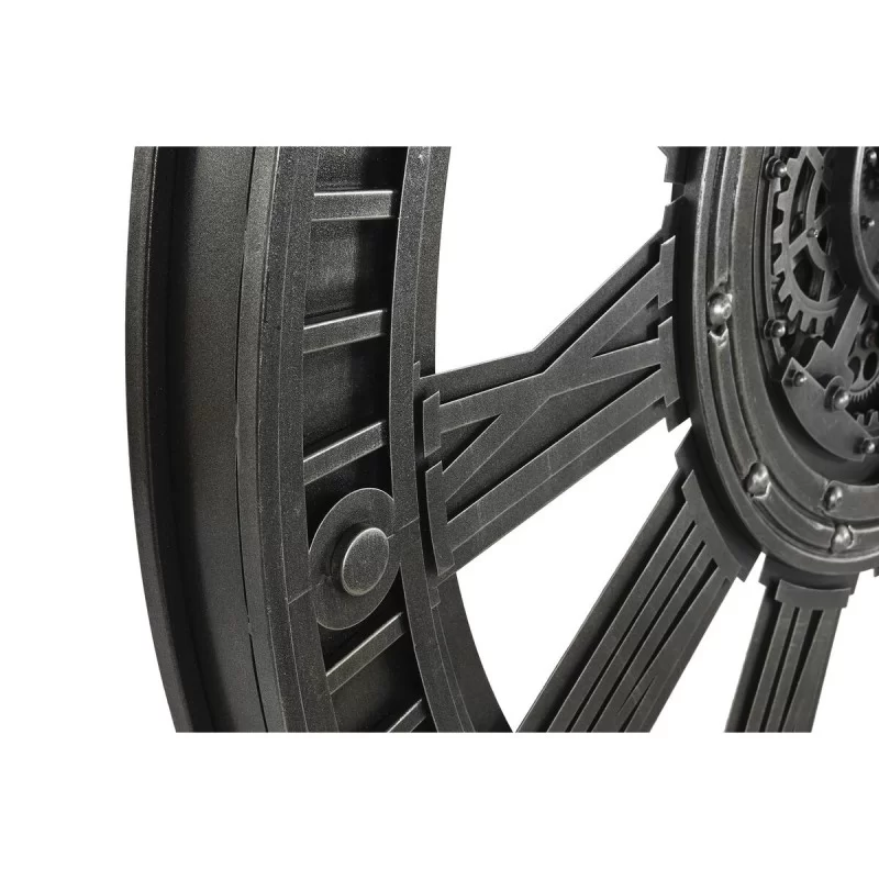 Wall Clock DKD Home Decor Gears Silver Iron 117...