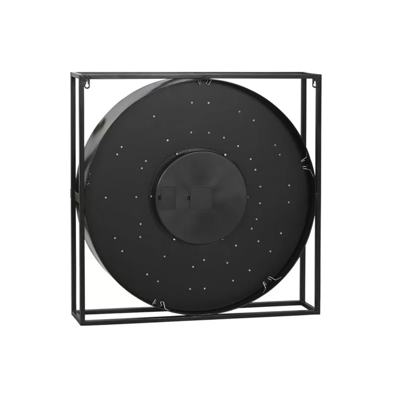 Wall Clock Home ESPRIT Black Natural Iron MDF...