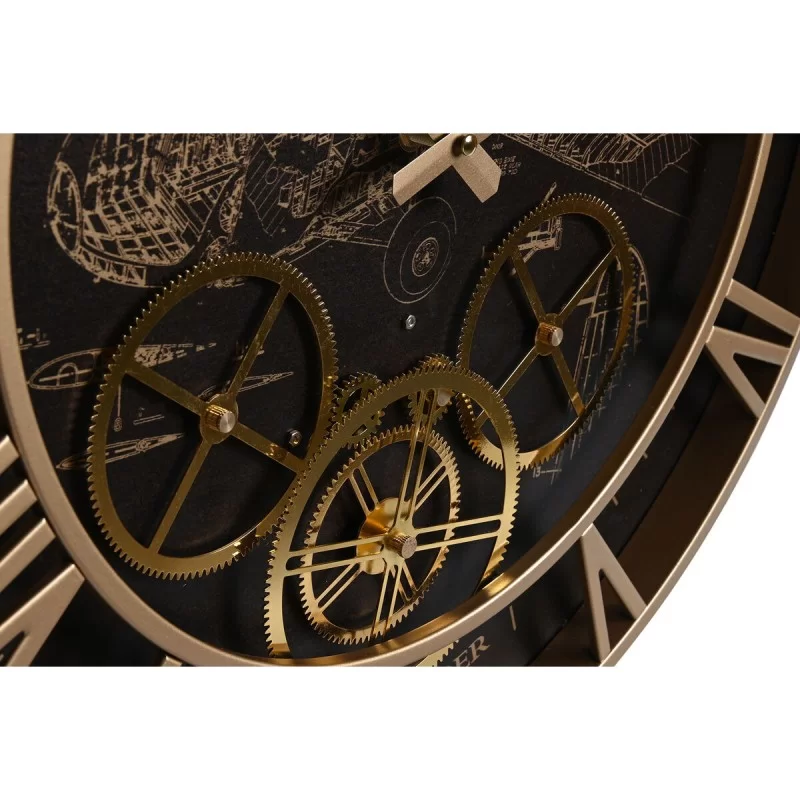 Wall Clock DKD Home Decor Aeroplane Crystal...