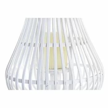 Lantern DKD Home Decor White Multicolour Metal Bamboo... 2