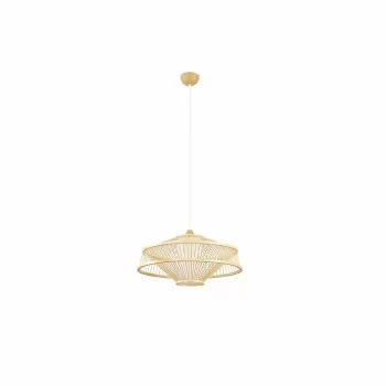 Ceiling Light DKD Home Decor Polyester Bamboo (50 x 50 x...