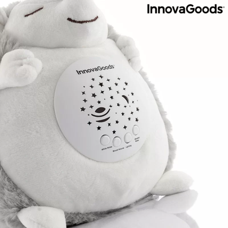 Hedgehog Soft Toy with White Noise and...