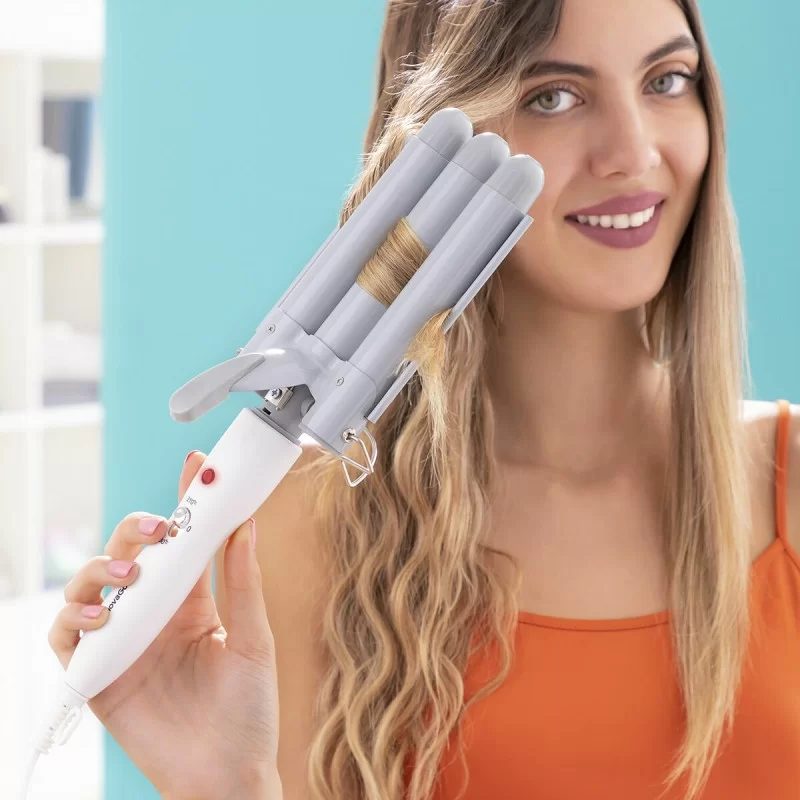 Triple Ceramic Styling Curling Iron InnovaGoods...