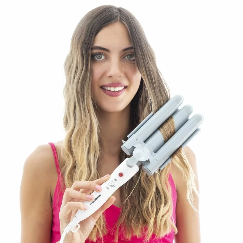 Triple Ceramic Styling Curling Iron InnovaGoods...