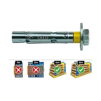 Box of screws CELO Ø 6 X 45 MM 2