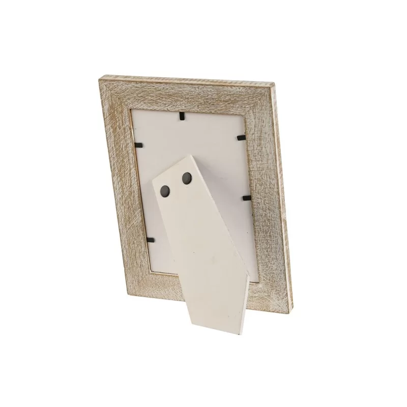 Photo frame Home ESPRIT White Brown Crystal...