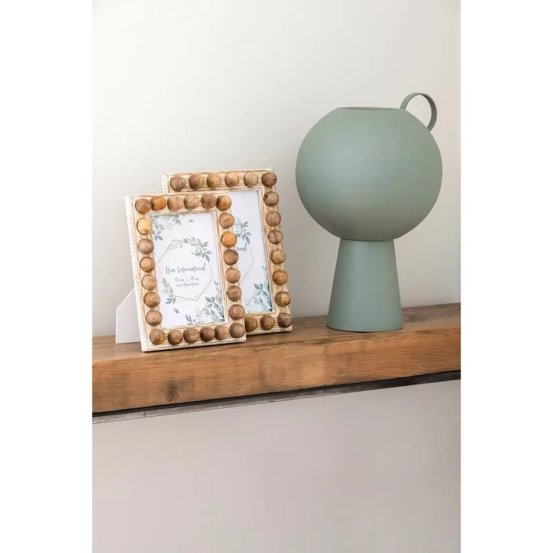 Photo frame Home ESPRIT Brown Natural Crystal...