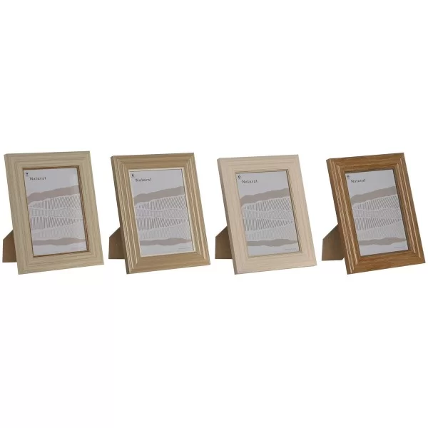 Photo frame Home ESPRIT Multicolour Crystal polystyrene 19,2 x 1,6 x 24,2 cm (4 Units)