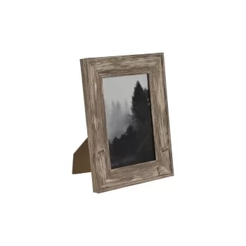 Photo frame Home ESPRIT Natural Aluminium Crystal...