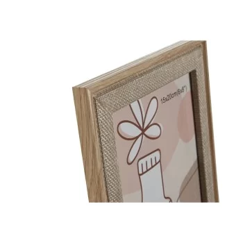 Photo frame Home ESPRIT Natural MDF Wood Scandinavian... 2