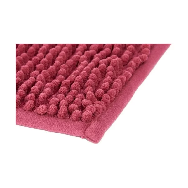 Bath rug Polyester Burgundy (60 x 40 x 2 cm)