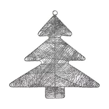 Christmas bauble Silver Christmas Tree 36,7 x 0,2 x 37,5...