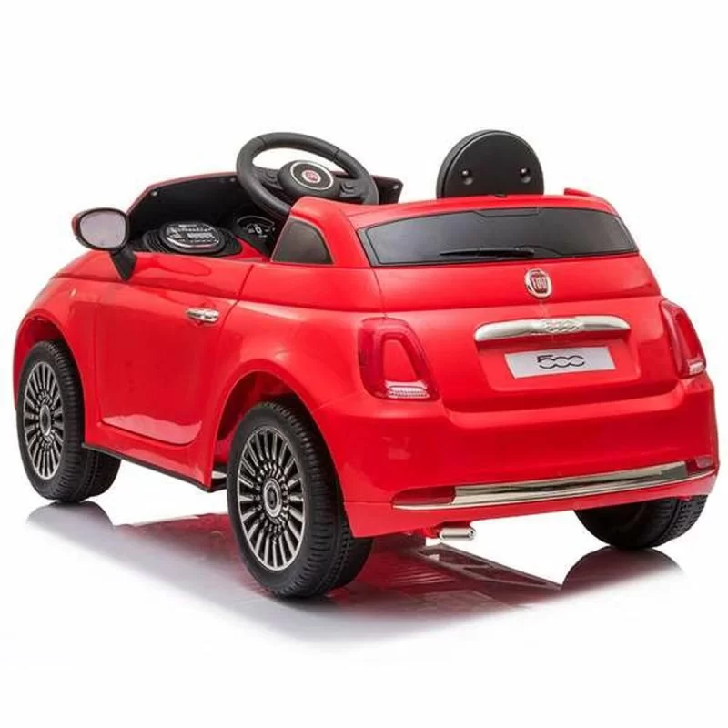 Children's Electric Car Fiat 500 Red With...
