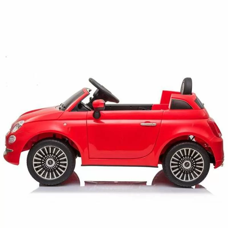 Children's Electric Car Fiat 500 Red With...