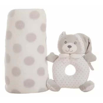 Baby blanket Rattle Grey 100 x 75 cm 2