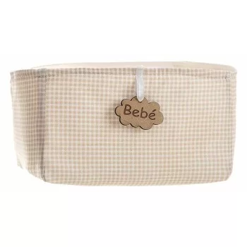 Basket Vichy Brown 18 x 14 x 10,5 cm