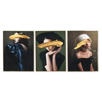 Painting DKD Home Decor Lady 60 x 3 x 80 cm Modern (3...