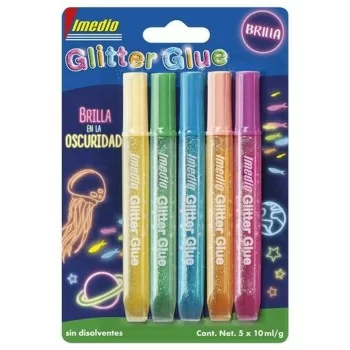 Glue Imedio Glow In The Dark Multicolour 10 ml 2