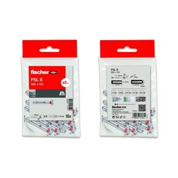 Bolt Fischer Floor 6 x 60 mm 16 Units 2