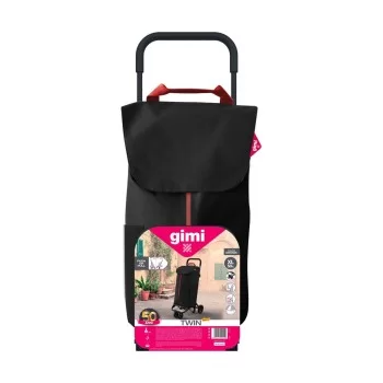 Shopping cart Gimi Twin Urban Black 50 L (39 x 52 x 95 cm) 2