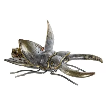 Decorative Figure Home ESPRIT Grey Multicolour Beetles 22...