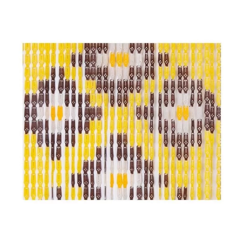 Curtain EDM 90 x 210 cm Yellow polypropylene