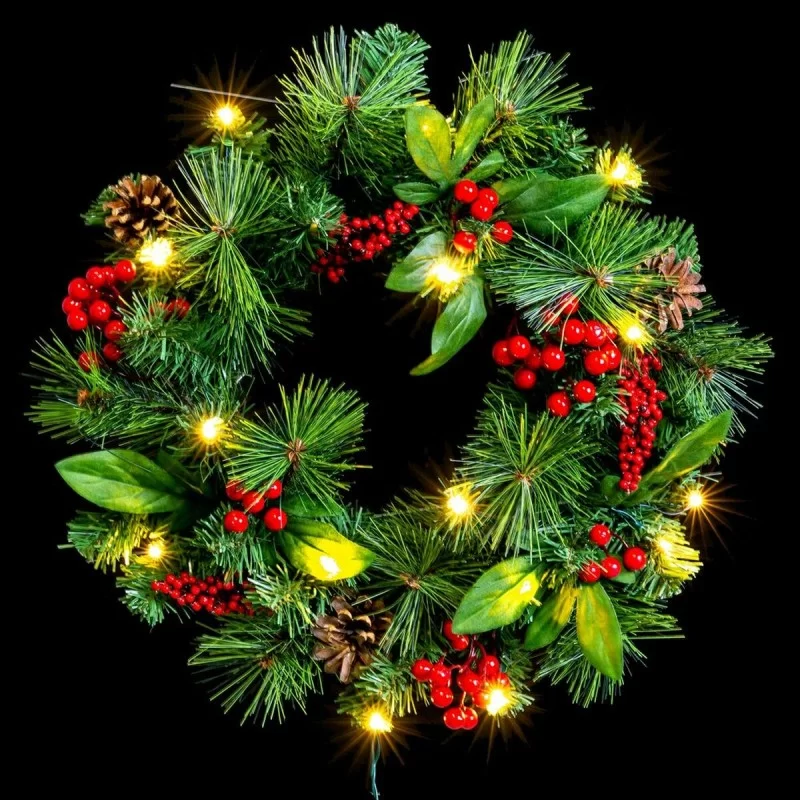 Advent wreathe PVC Multicolour Metal 40 x 40 x...