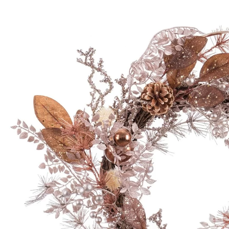 Advent wreathe Copper Rattan Plastic Pineapples...