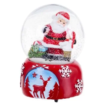 Christmas Bauble Multicolour Crystal Polyresin Father...