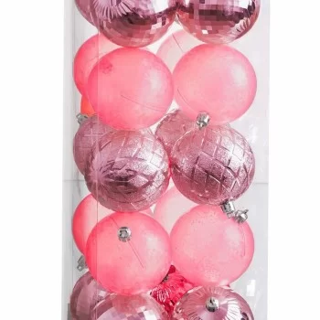 Christmas Baubles Red 8 x 8 x 8 cm (20 Units) 2