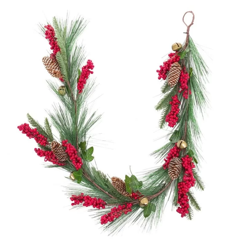 Christmas garland Red Green Plastic Pineapples...