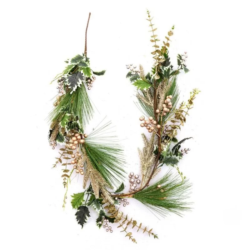 Christmas garland Multicolour Champagne 150 cm