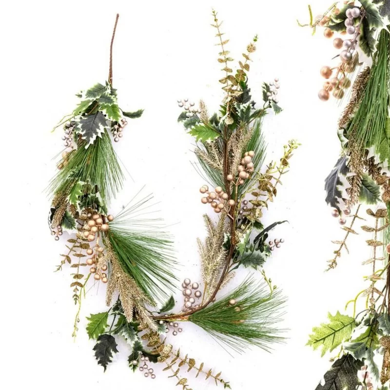 Christmas garland Multicolour Champagne 150 cm