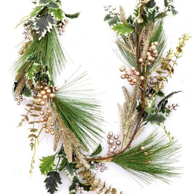 Christmas garland Multicolour Champagne 150 cm