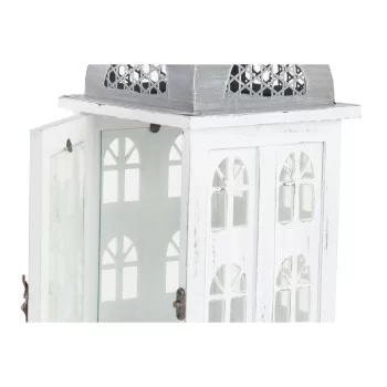 Lantern DKD Home Decor Aged finish White Grey Wood... 2