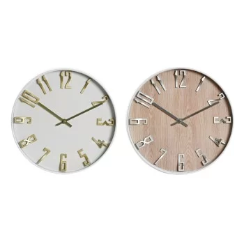 Wall Clock Home ESPRIT White Golden Silver PVC 30 x 4 x...