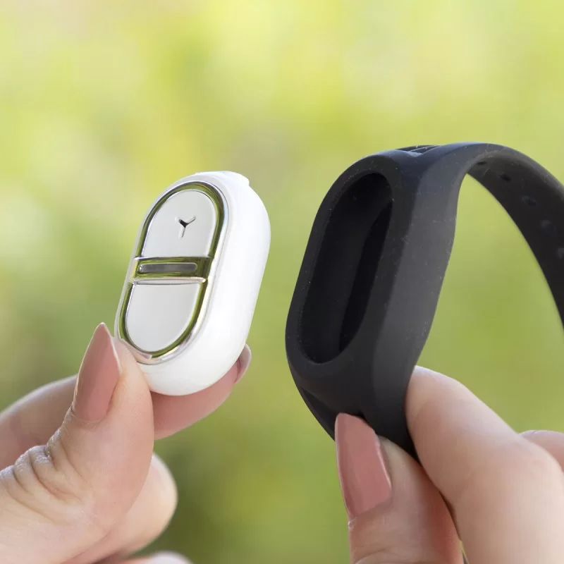 Rechargeable Mosquito-repellent Bracelet using...